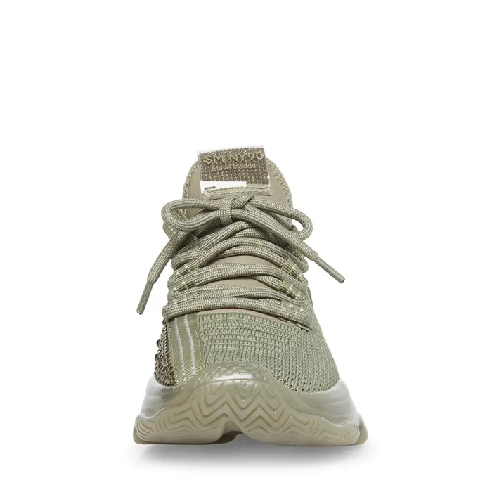 Steve Madden Maxima Green Multi Womens Sneakers