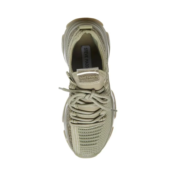 Steve Madden Maxima Green Multi Womens Sneakers