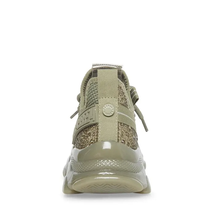 Steve Madden Maxima Green Multi Womens Sneakers