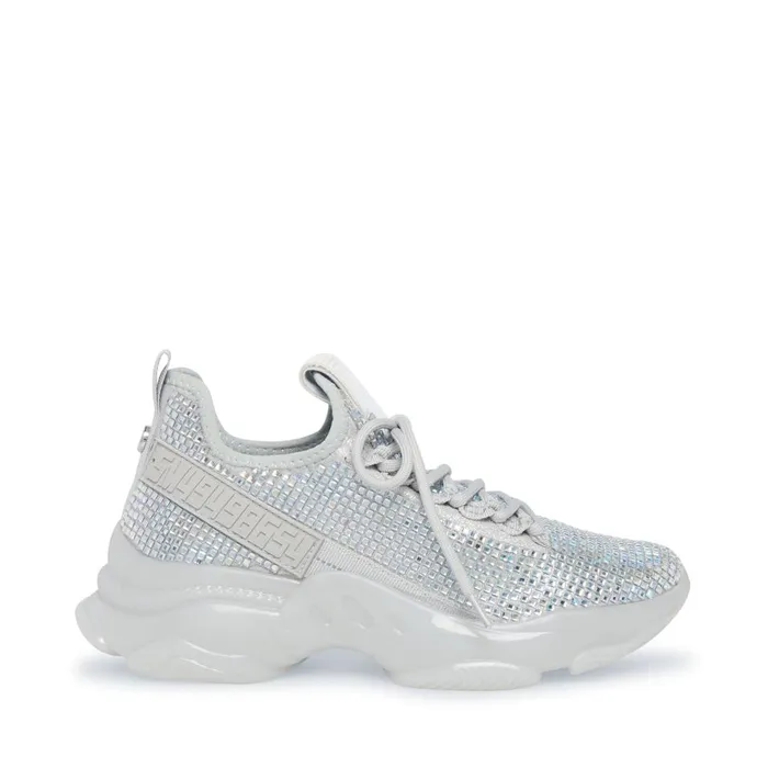 Steve Madden Maxima R Disco Iridescent Womens Sneakers