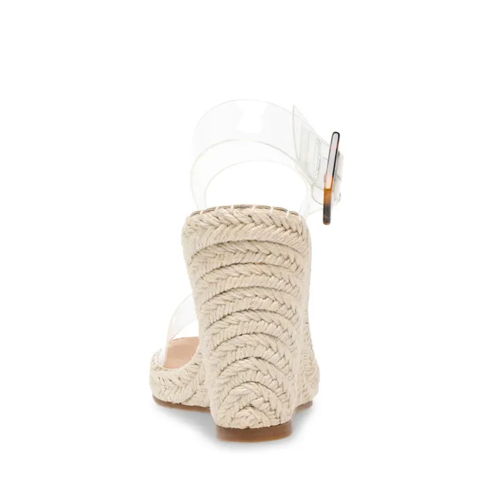 Steve Madden Meridian Clear Womens Wedges