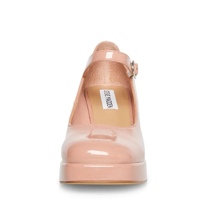 Steve Madden Mingle Pink Patent Womens Loafers Steve Madden Mingle Pink Patent Womens Loafers