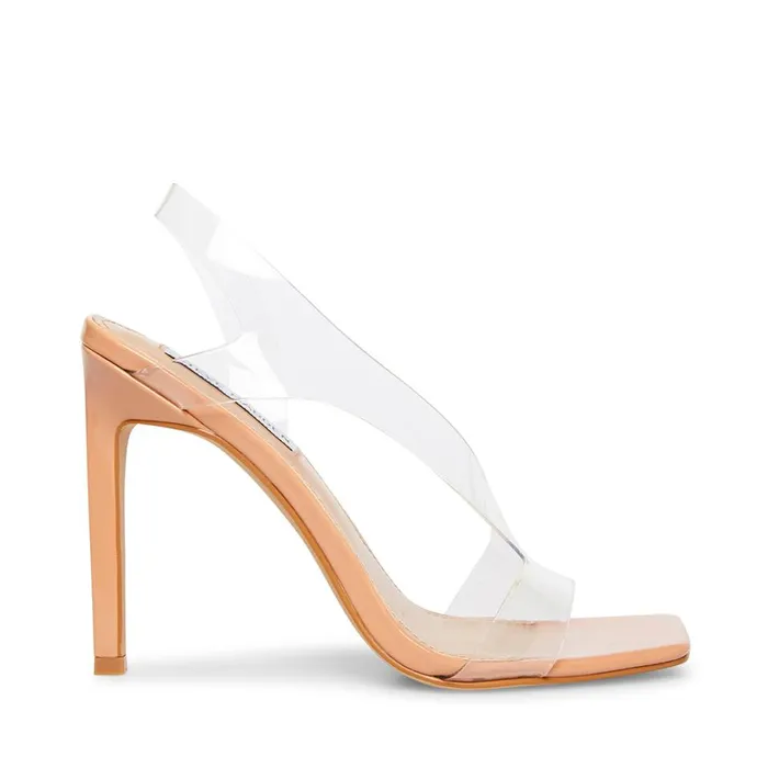 Steve Madden Nila Clear Womens Heels