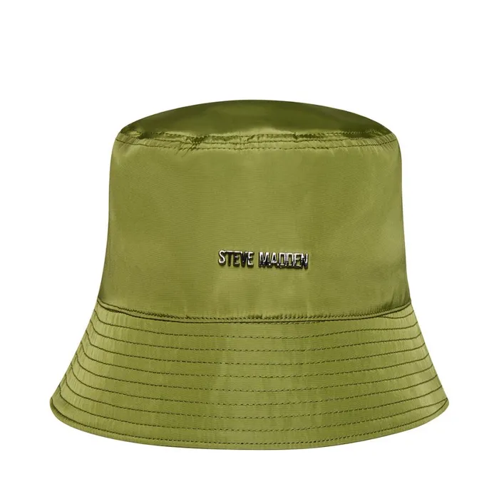 Steve Madden Nylon Bucket Hat Olive Womens Hats and Hair Accessories Steve Madden Nylon Bucket Hat Olive Womens Hats and Hair Accessories