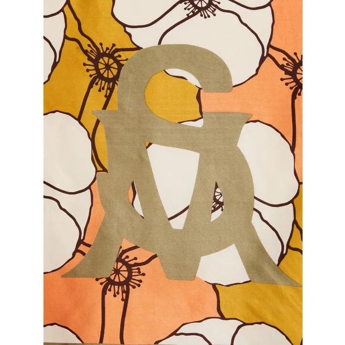 Steve Madden Poppy Print Bandana Natural Womens Hats and Hair Accessories