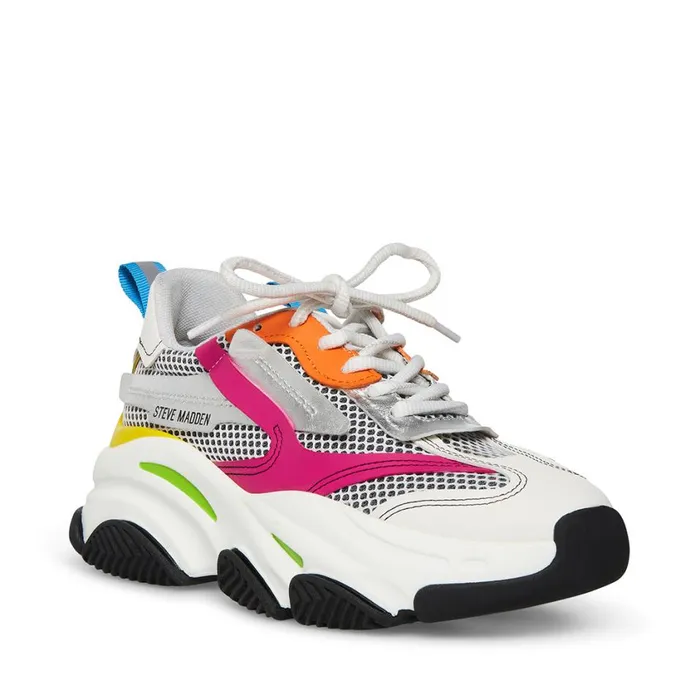 Steve Madden Possession Bright Multi Womens Sneakers Steve Madden Possession Bright Multi Womens Sneakers