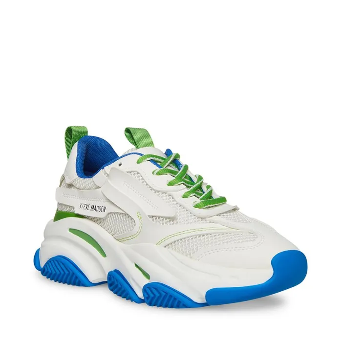 Steve Madden Possession Green Multi Womens Sneakers Steve Madden Possession Green Multi Womens Sneakers