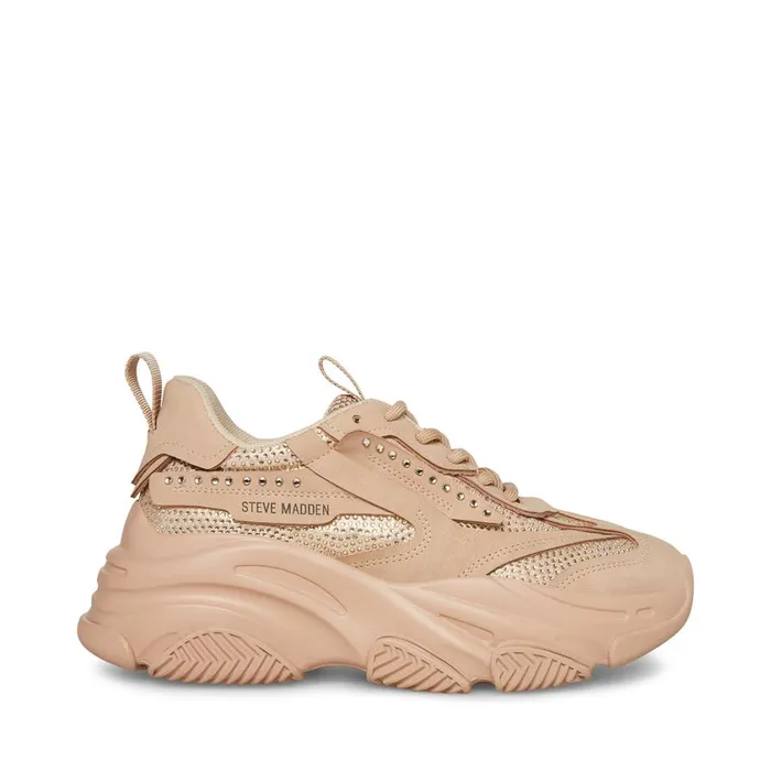 Steve Madden Possession R Blush Womens Sneakers