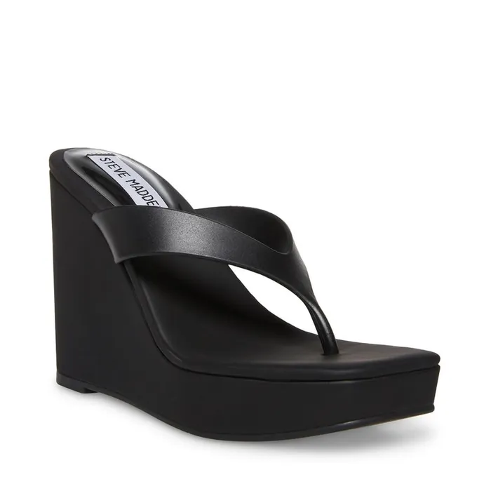 Steve Madden Refined Black Womens Wedges Steve Madden Refined Black Womens Wedges