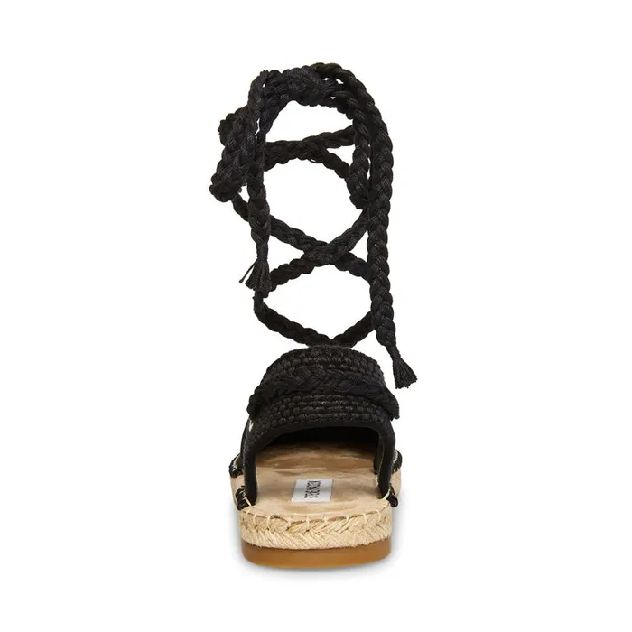 Steve Madden Rome Black Womens Flats