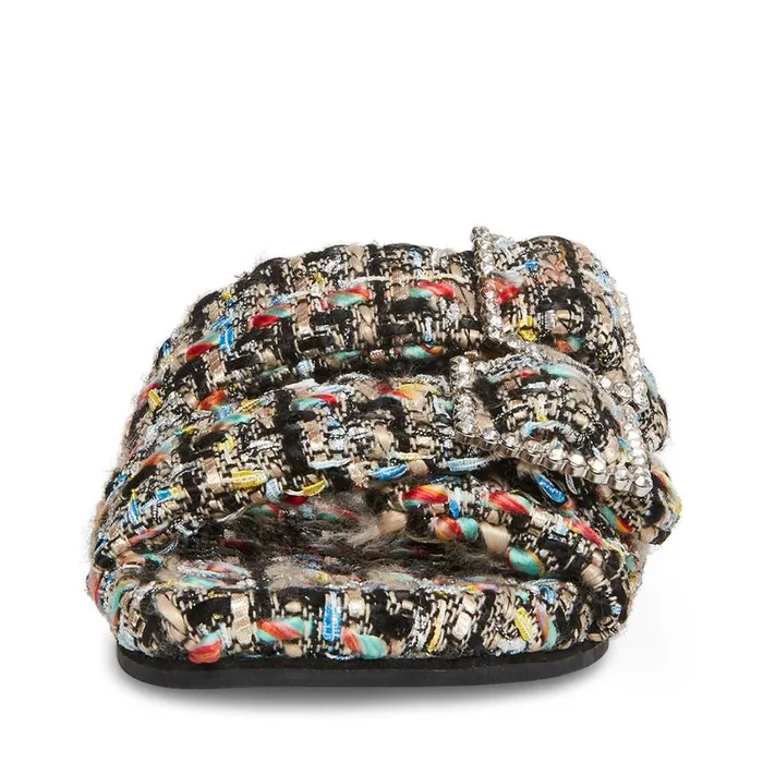 Steve Madden Sandstorm Black Multi Womens Slippers Steve Madden Sandstorm Black Multi Womens Slippers