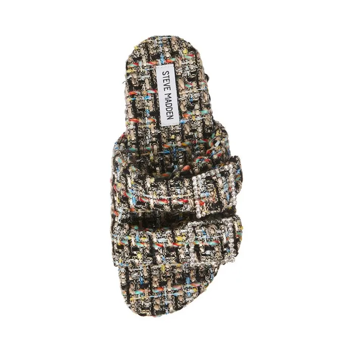 Steve Madden Sandstorm Black Multi Womens Slippers Steve Madden Sandstorm Black Multi Womens Slippers