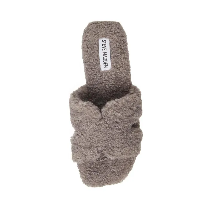 Steve Madden Seek Grey Womens Slippers Steve Madden Seek Grey Womens Slippers