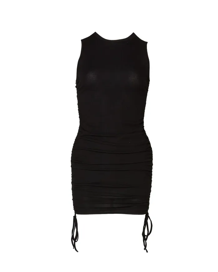 Steve Madden Sleeveless Mini Dress Black Womens Dresses Steve Madden Sleeveless Mini Dress Black Womens Dresses