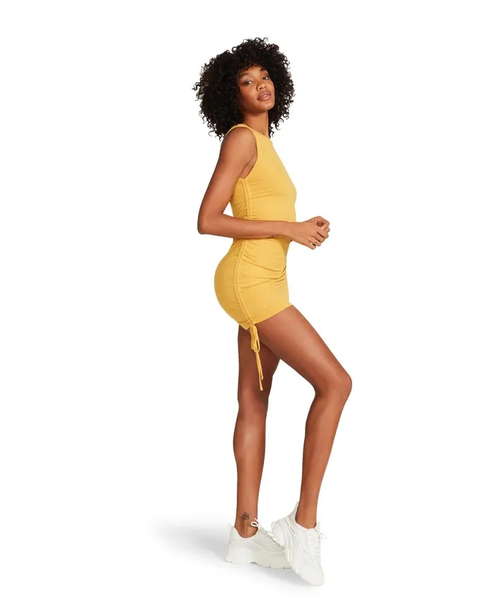 Steve Madden Sleeveless Mini Dress Sunflower Womens Dresses