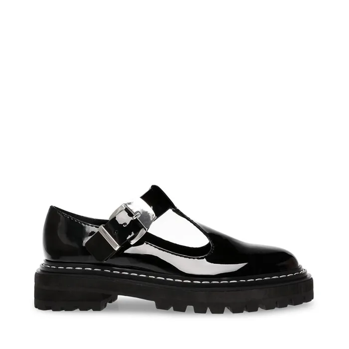 Steve Madden Suzey Black Womens Loafers