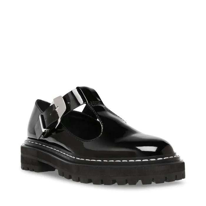 Steve Madden Suzey Black Womens Loafers
