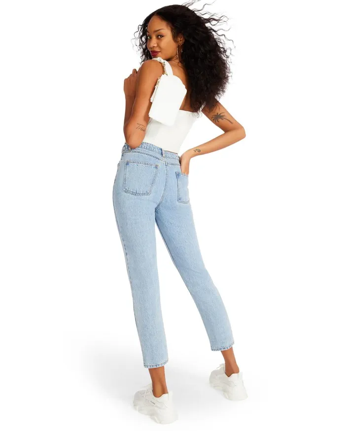 Steve Madden Sweater Cropped Tank White Womens Tops