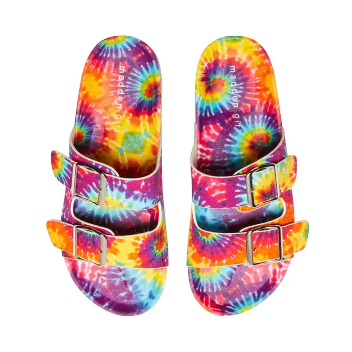 Steve Madden Teddy T Bright Multi Womens Sandals