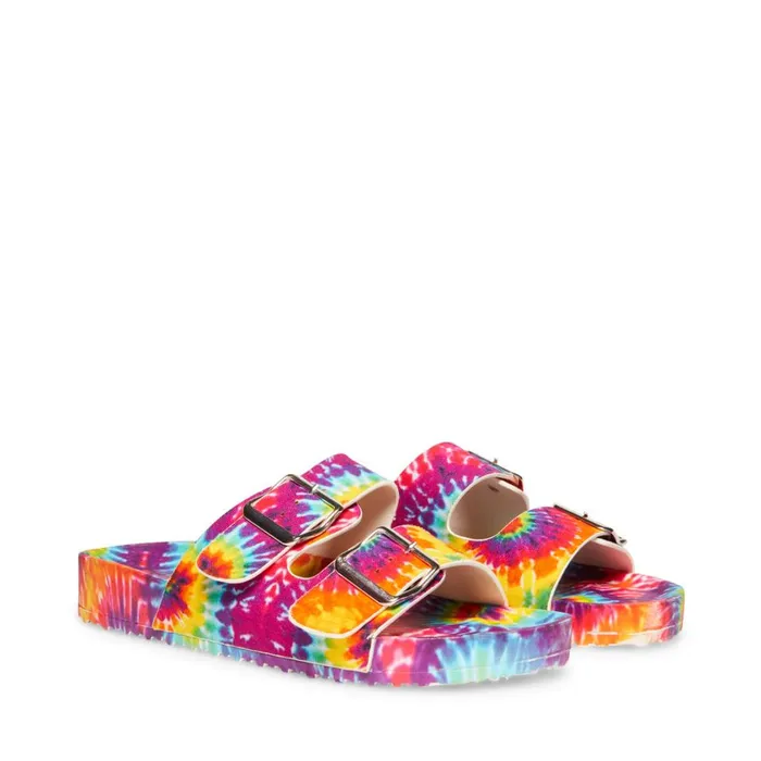 Steve Madden Teddy T Bright Multi Womens Sandals