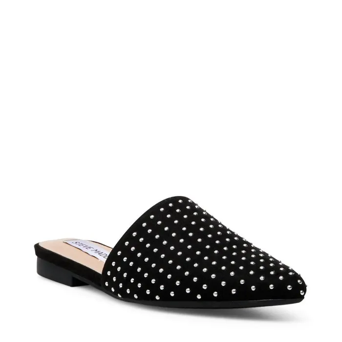 Steve Madden Tempting Black Multi Womens Flats