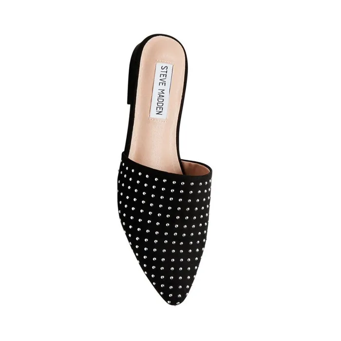 Steve Madden Tempting Black Multi Womens Flats