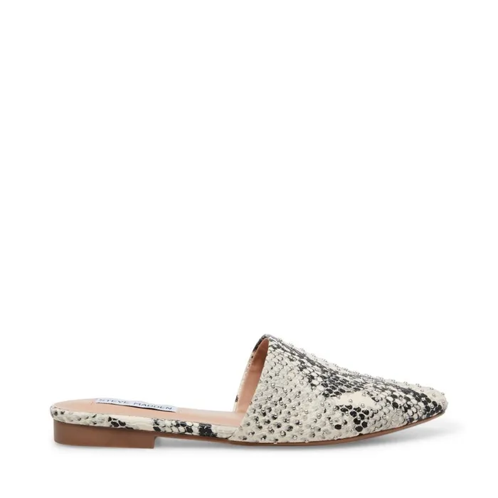 Steve Madden Tempting Multi Snake Womens Flats