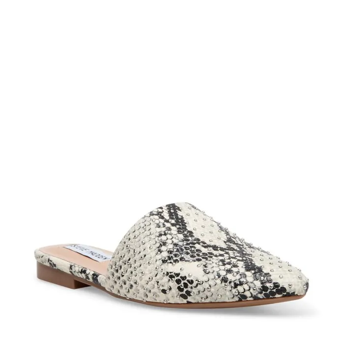 Steve Madden Tempting Multi Snake Womens Flats