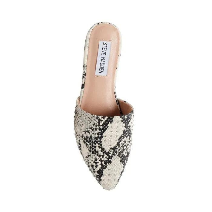 Steve Madden Tempting Multi Snake Womens Flats