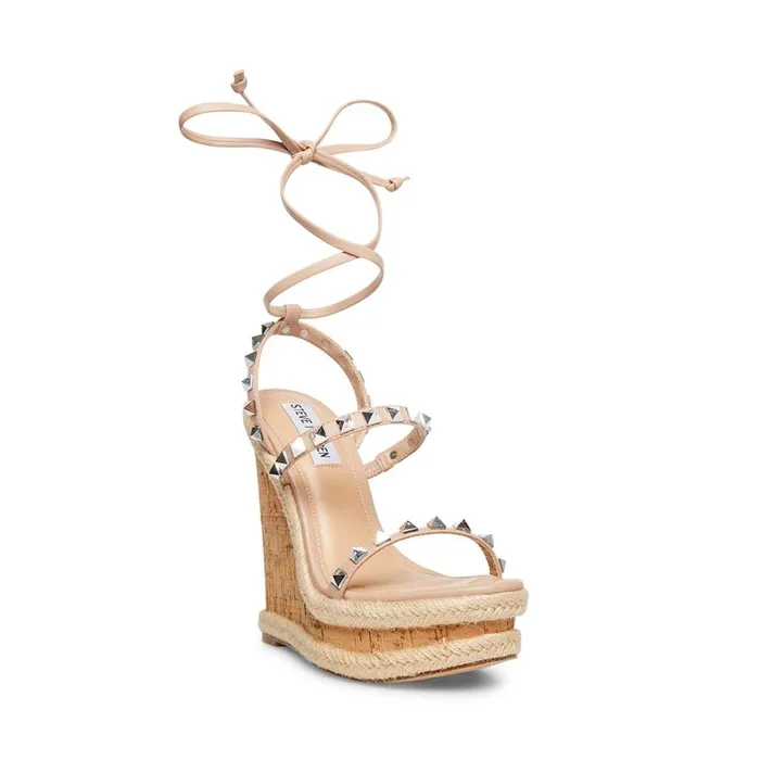 Steve Madden Tinsley Blush Multi Womens Wedges Steve Madden Tinsley Blush Multi Womens Wedges
