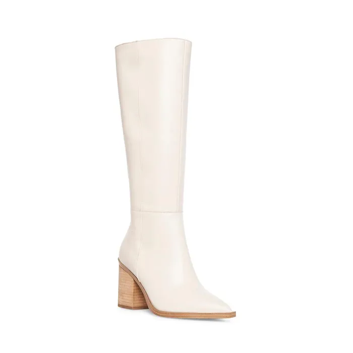 Steve Madden Tove Bone Leather Womens Boots Steve Madden Tove Bone Leather Womens Boots