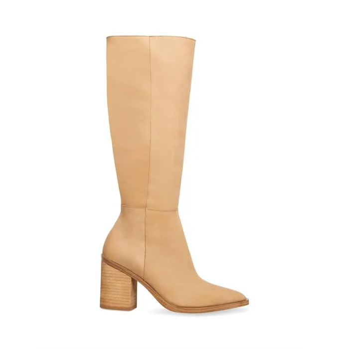 Steve Madden Tove Tan Nubuck Womens Boots