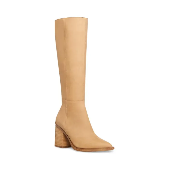 Steve Madden Tove Tan Nubuck Womens Boots Steve Madden Tove Tan Nubuck Womens Boots