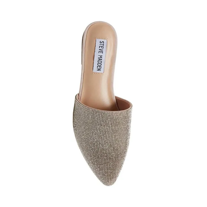 Steve Madden Traced Rhinestones Womens Flats