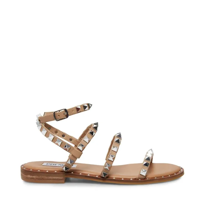 Steve Madden Travel Tan Womens Sandals