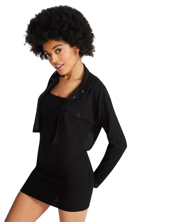 Steve Madden Two Piece Tank Dress Black Womens Dresses Steve Madden Two Piece Tank Dress Black Womens Dresses