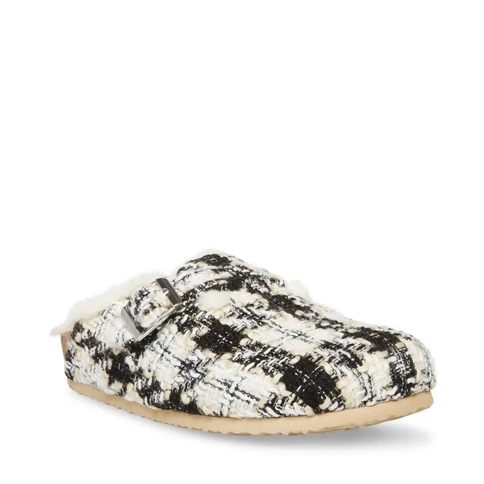 Steve Madden Unwind Black Multi Womens Slippers Steve Madden Unwind Black Multi Womens Slippers