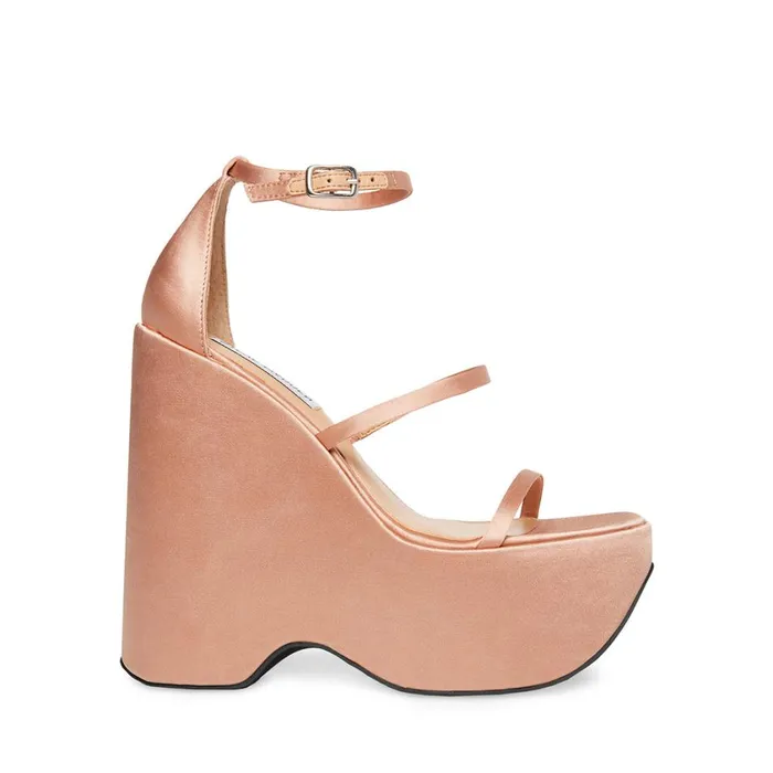 Steve Madden Varia Blush Womens Platforms