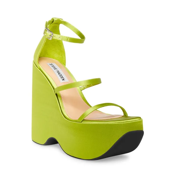 Steve Madden Varia Green Womens Platforms Steve Madden Varia Green Womens Platforms