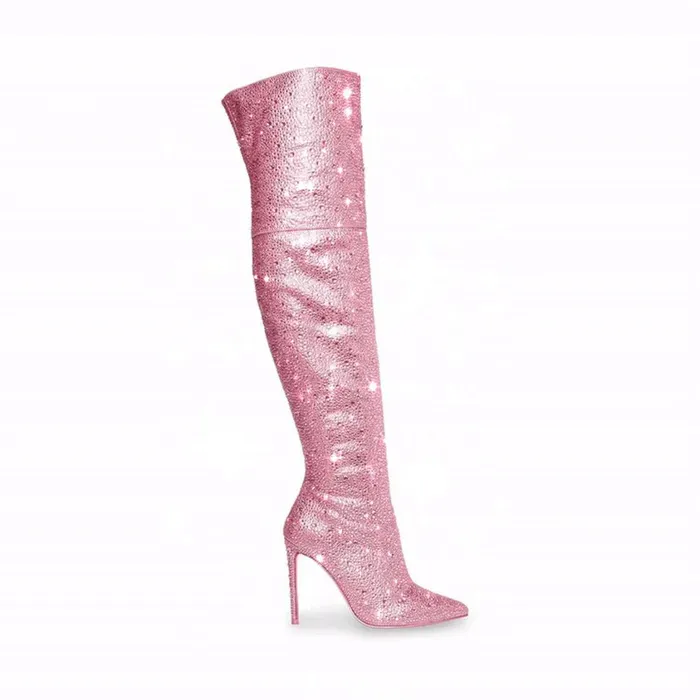 Steve Madden Vivianne Pink Womens Boots