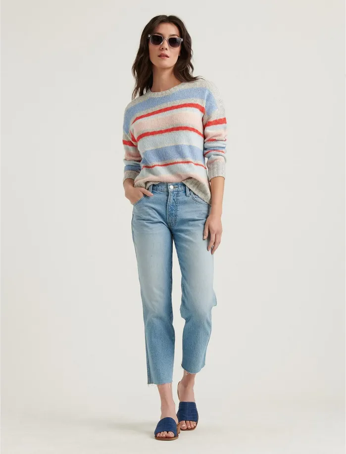 Sweaters and Sweatshirts Women Lucky Brand Multi Stripe Pullover Multi