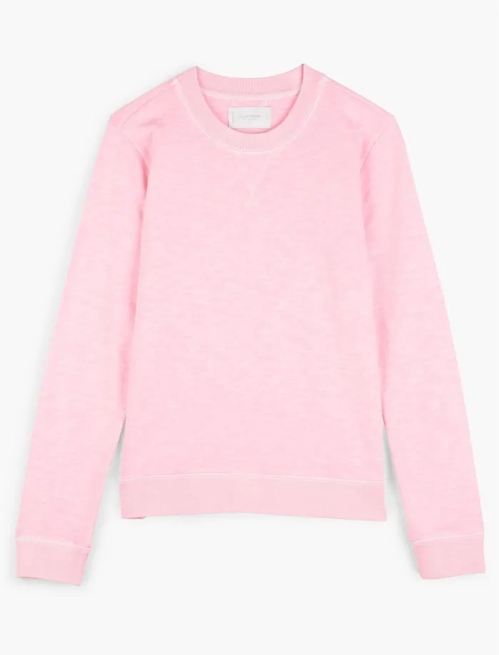 Sweaters and Sweatshirts Women Lucky Brand Solid Crew Neck Pullover Sweatshirt Cotton Candy Sweaters and Sweatshirts Women Lucky Brand Solid Crew Neck Pullover Sweatshirt Cotton Candy