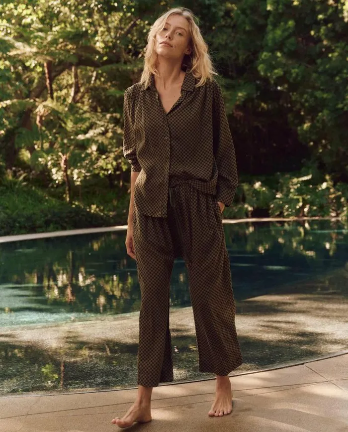 Swim The Great The Reef Pant Dark Army Check
