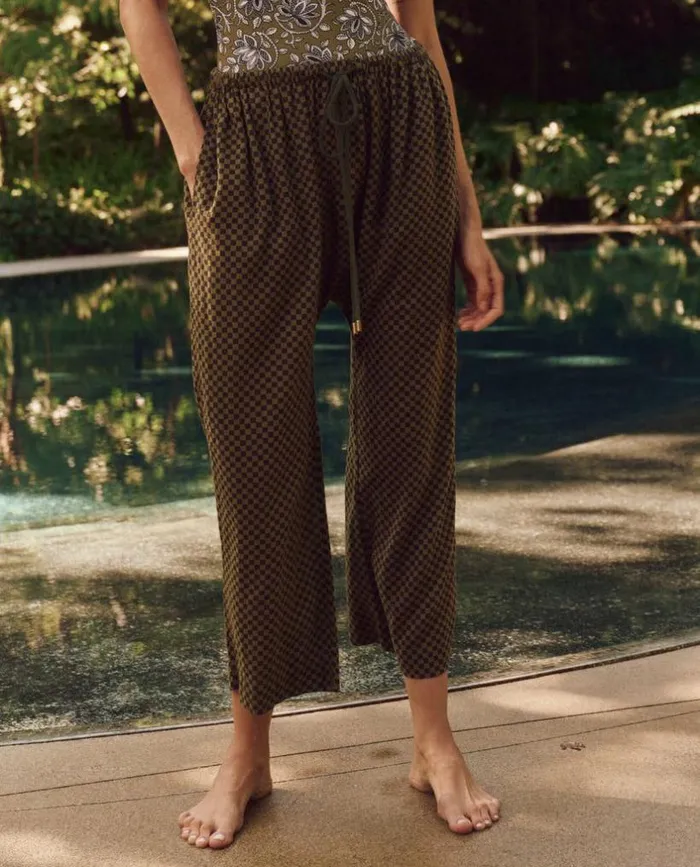 Swim The Great The Reef Pant Dark Army Check