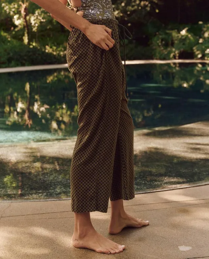Swim The Great The Reef Pant Dark Army Check