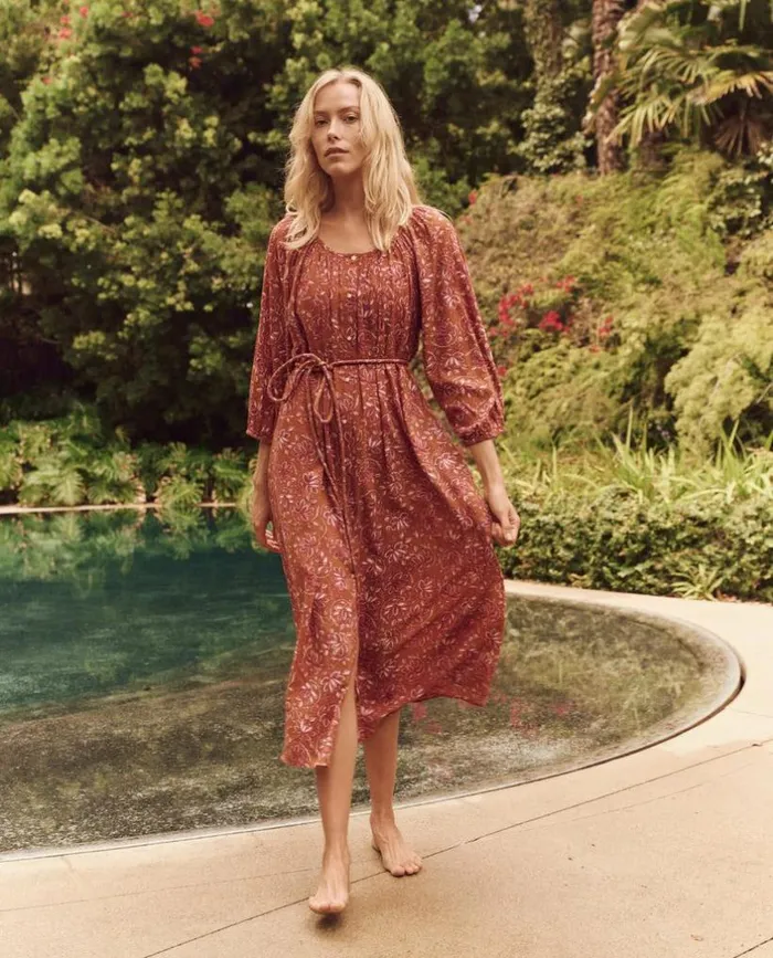 Swim The Great The Shoreline CoverUp Golden Sand Oasis Floral