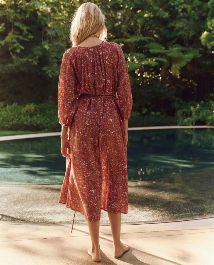 Swim The Great The Shoreline CoverUp Golden Sand Oasis Floral