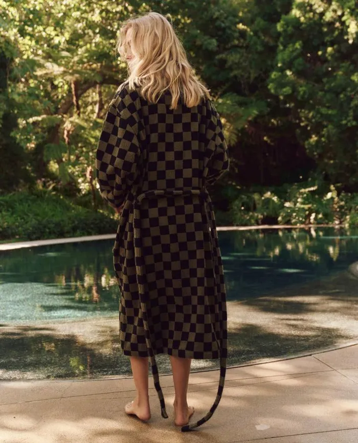 Swim The Great The Terry Robe Dark Army Check