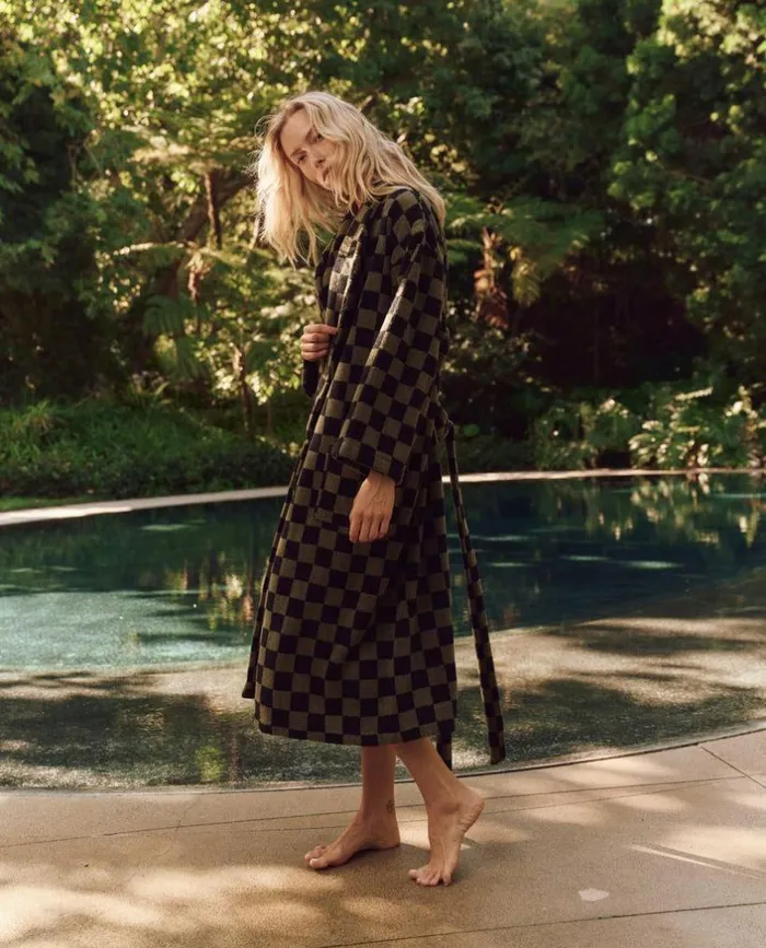 Swim The Great The Terry Robe Dark Army Check