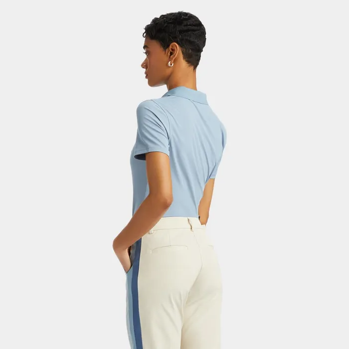 Tech Nylon Rib Polo Fjord Women GFORE Tops